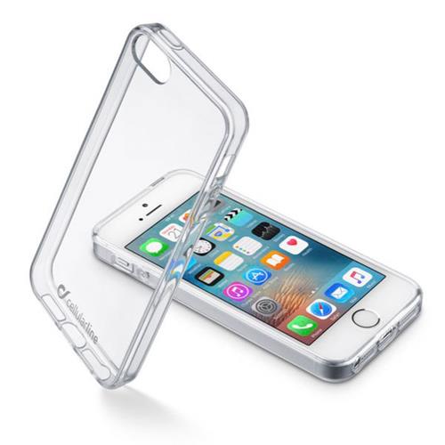 CELLULARLINE Custodia cover per iPhone 5 Cellular Line Clear Duo trasparente